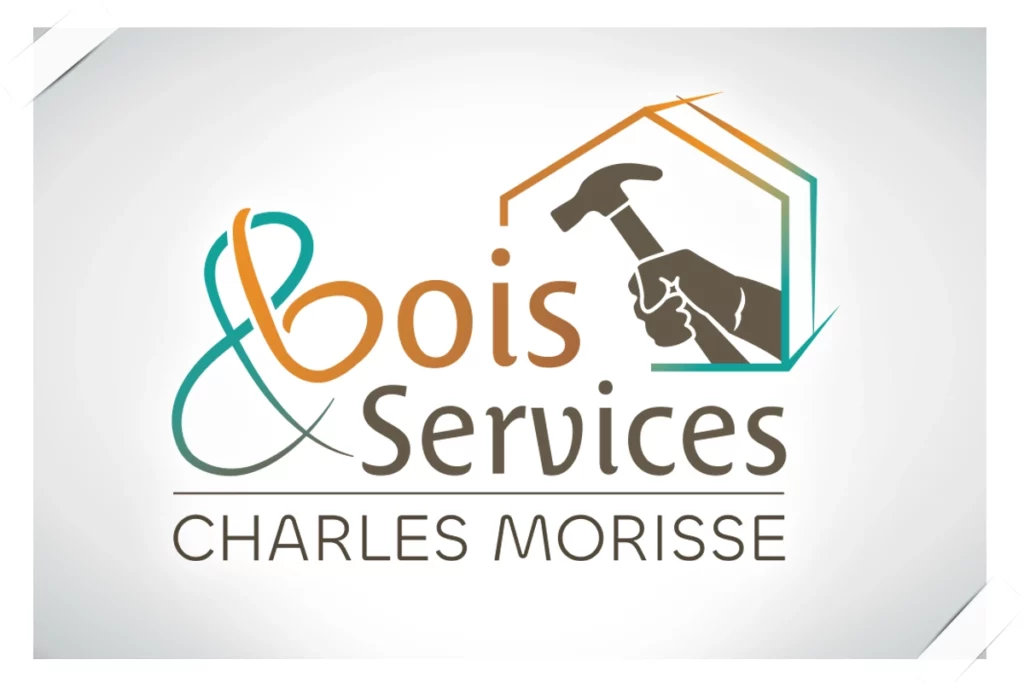 Logo pour Charles Morisse, artisan charpentier, constructeur bois
