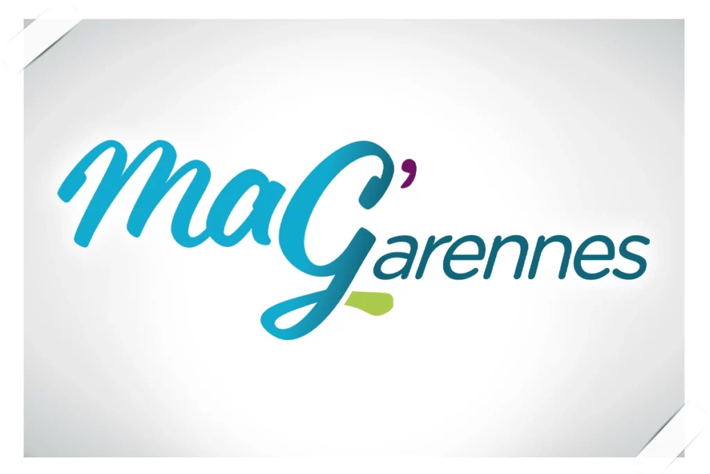 Logo pour le magazine de la commune des Garennes-sur-Loire