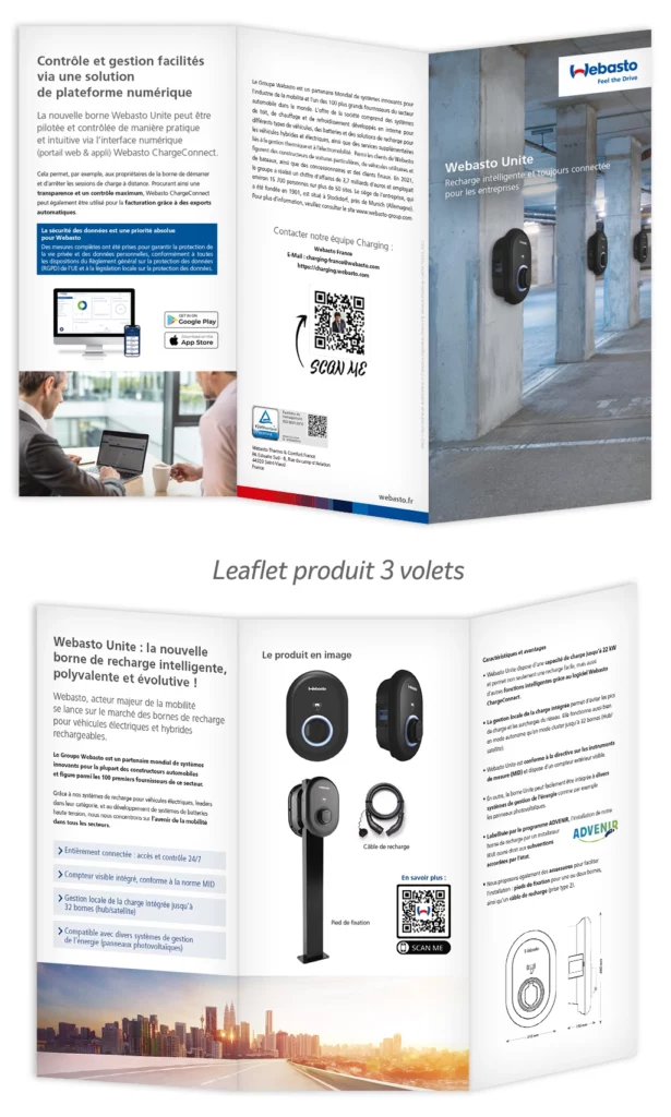 Leaflet unit